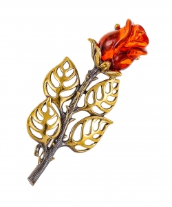 Brooch Rose confession N69EA4