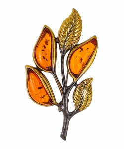 Brooch twig autumn FR0TFA