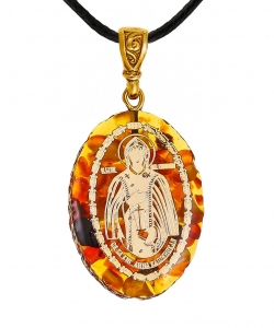 Pendant Icon of the Holy King. Anna Kashinskaya ALDIY6