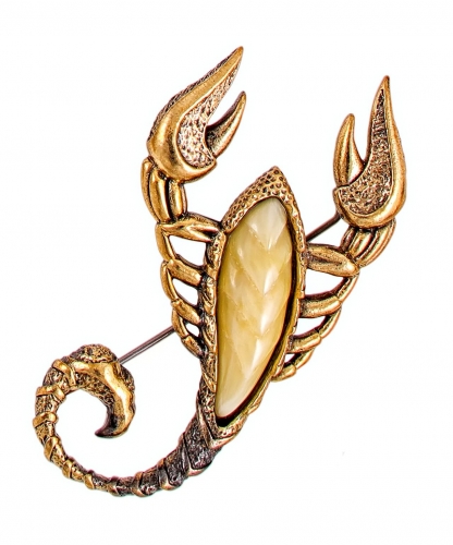 Egyptian Scorpion Brooch YVECNQ