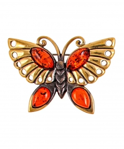 Brooch Butterfly Bead KOUZ5E