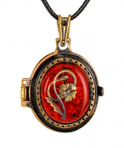 Pendant Medallion Flower KFZJCY