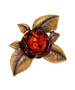 Brooch Rose Flower KAAMIR