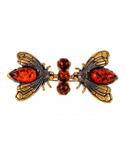 Brooch Moths bow UXL7W9