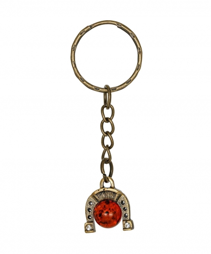 Keychain Horseshoe with ball small WF8B7T