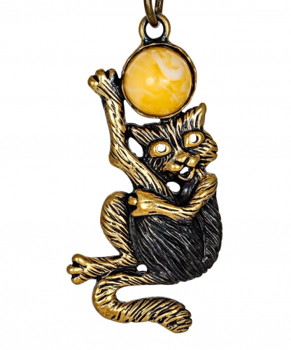 Keychain Cat acrobat JMSY7W