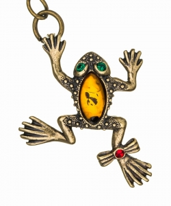 Keychain Frog with a bow on the paw UP88FS