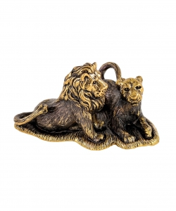 Lion with lioness without stands 9Q837N