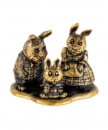 Hares family affection without stand hare Z5PC84