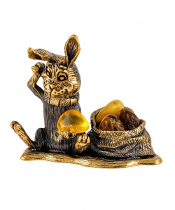 Hare with a gift without stand HX8DHK