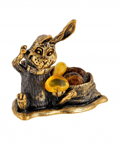 Hare with a gift without stand HX8DHK