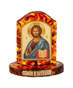 Arched Icon of the Lord Pantocrator WGFCNX