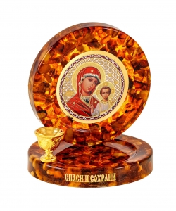 Candlestick with icon of the Mother of God 6KD0JF