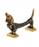 Dog Dachshund Electric Train without stand W1ZO2O