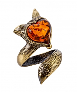 Ring Chanterelle heart 4IH6TE