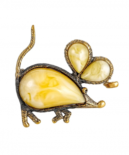 Mouse Brooch LCBYPT