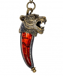 Keychain Fang Beast Tiger 8XYFUQ