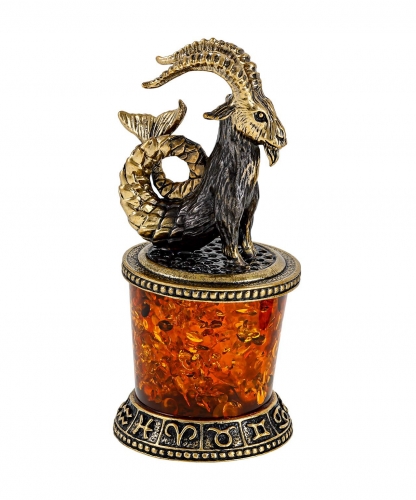 Zodiac sign Capricorn Large on a pedestal 2E6LL1