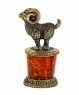 Zodiac sign Aries Large on a pedestal FK6Q0L