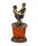 Zodiac sign Gemini Large on a pedestal 6PN2W0