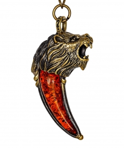 Keychain Fang Beast Lion 7T7NUD