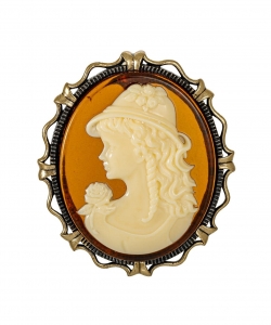 Brooch Cameo Youth 1VCYX1