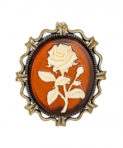 Brooch Cameo Rose 25ASUL