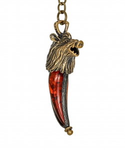 Keychain Fang Beast Boar FW7WEU