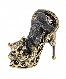 Puss on Cinderella's Shoe without stand S45R8S