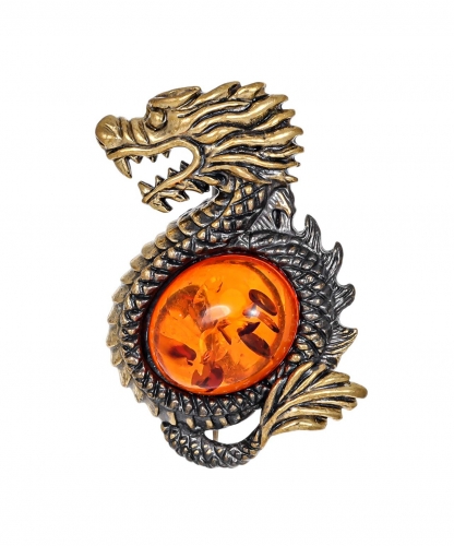 Dragon brooch small I6LEKS