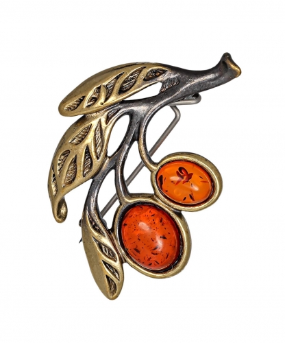 Brooch Olive branch 1663FS