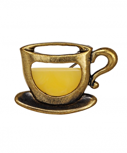 Brooch Cup of coffee PJWMUL