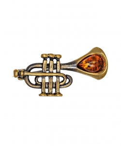 Trumpet Brooch XOVXW0