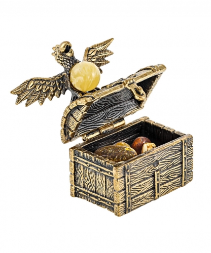 Chest with parrot DEWOZD