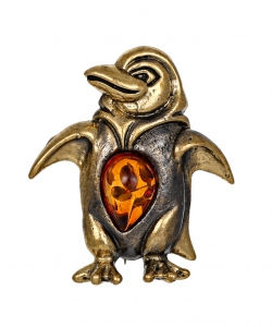 Penguin Brooch IM3MEC