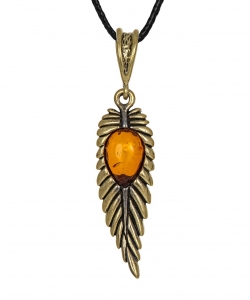 Firebird Feather Pendant QQLCMW