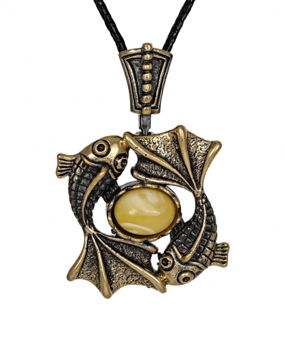 Pendant Zodiac Sign Pisces-2 PL9W98