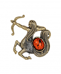 Brooch Zodiac sign Sagittarius GENDOT