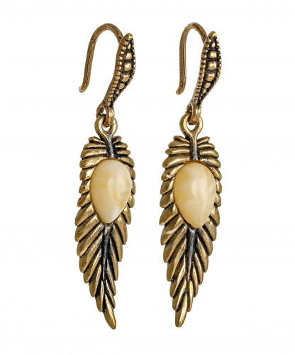 Firebird Feather Earrings CWKDNJ