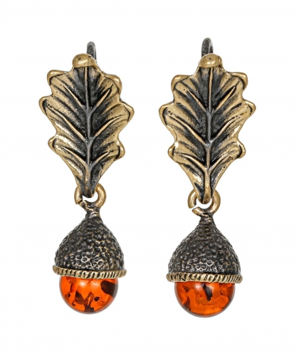 Earrings Oak Leaves M9XE8M