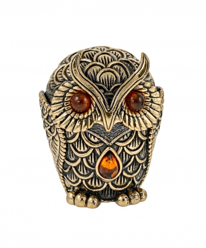 Bird Owl Openwork Box OO3EWQ