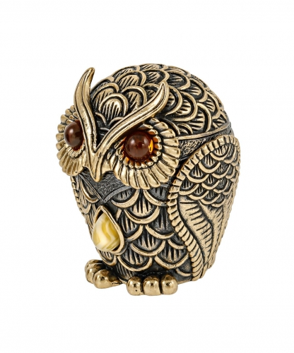 Bird Owl Openwork Box OO3EWQ