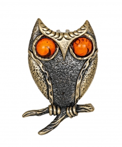 Brooch Owl Sychik T5JZW2