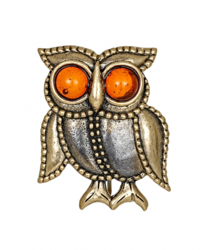 Brooch Owl Dot 6NP4H9