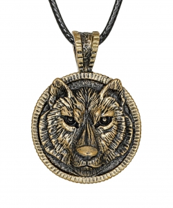 Pendant Token Wolf 859082