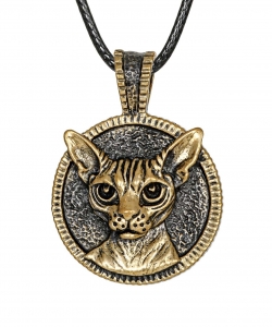 Pendant Token Sphinx Cat T8CODS