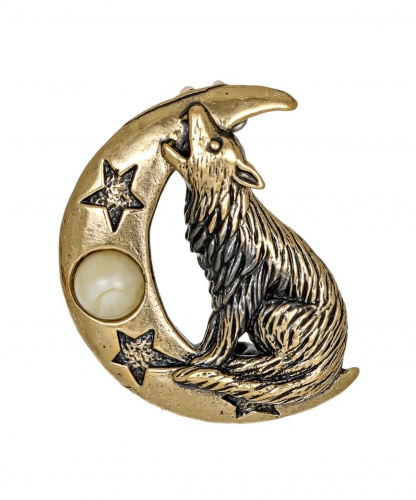 Brooch Luna Wolf S6SBAD