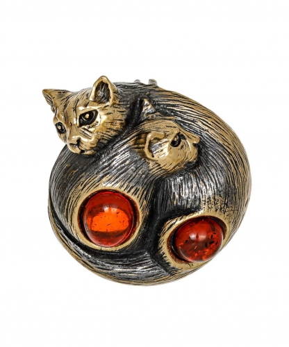 Brooch Cats This Is Love 78L170