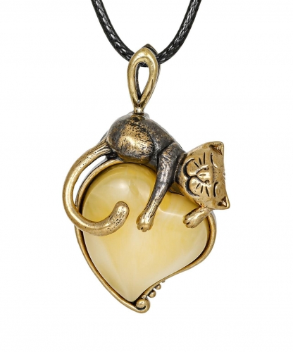 Pendant Cat Heart E42ZW8