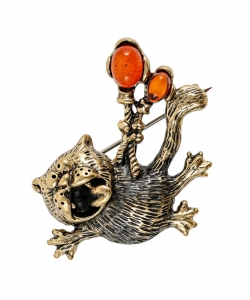 Brooch Cat May Day NSD3CB